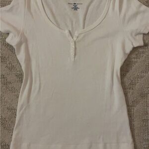 Brandy Melville White Short Sleeve Tee